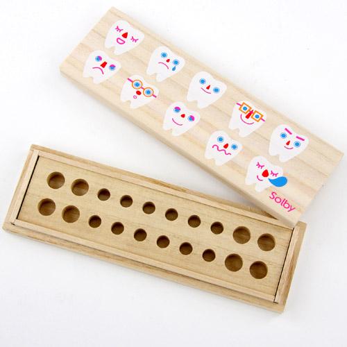 Solby 桐箱乳歯case 可愛乳牙図案 Naoko Plaza